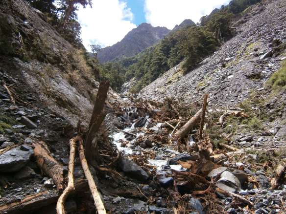 In the middle of one of the worst sections.