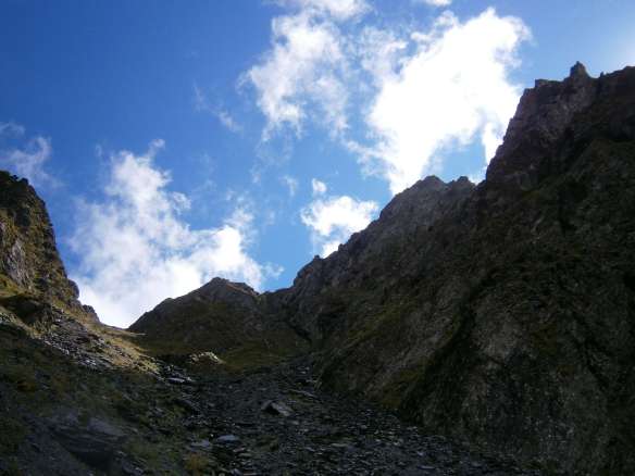 A short window in the clouds.