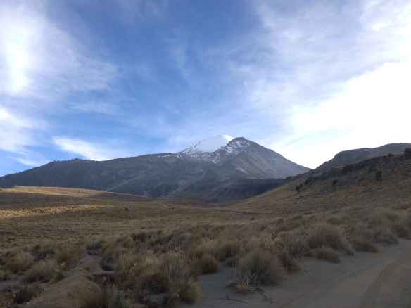 Looking back at Orizaba.