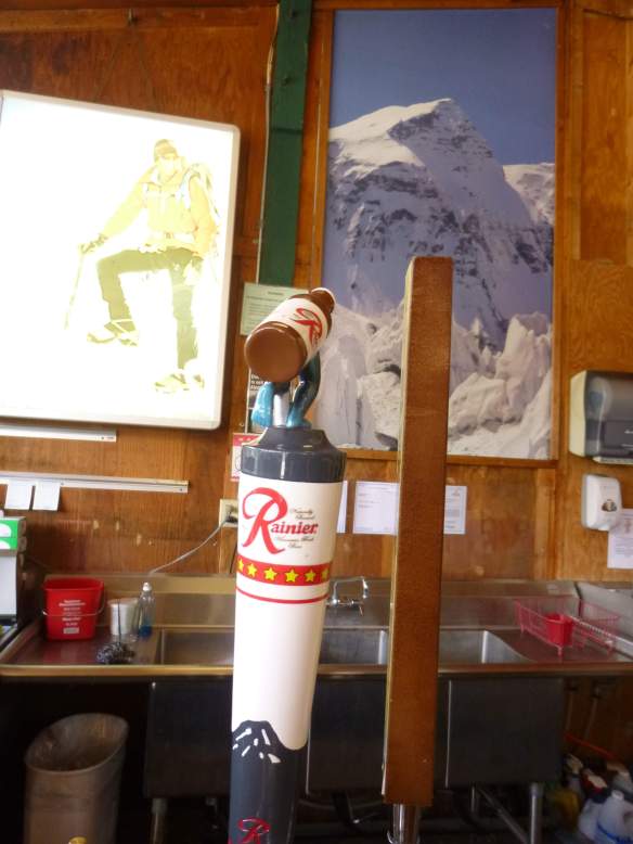Rainier Beer was on tap in Ashford.